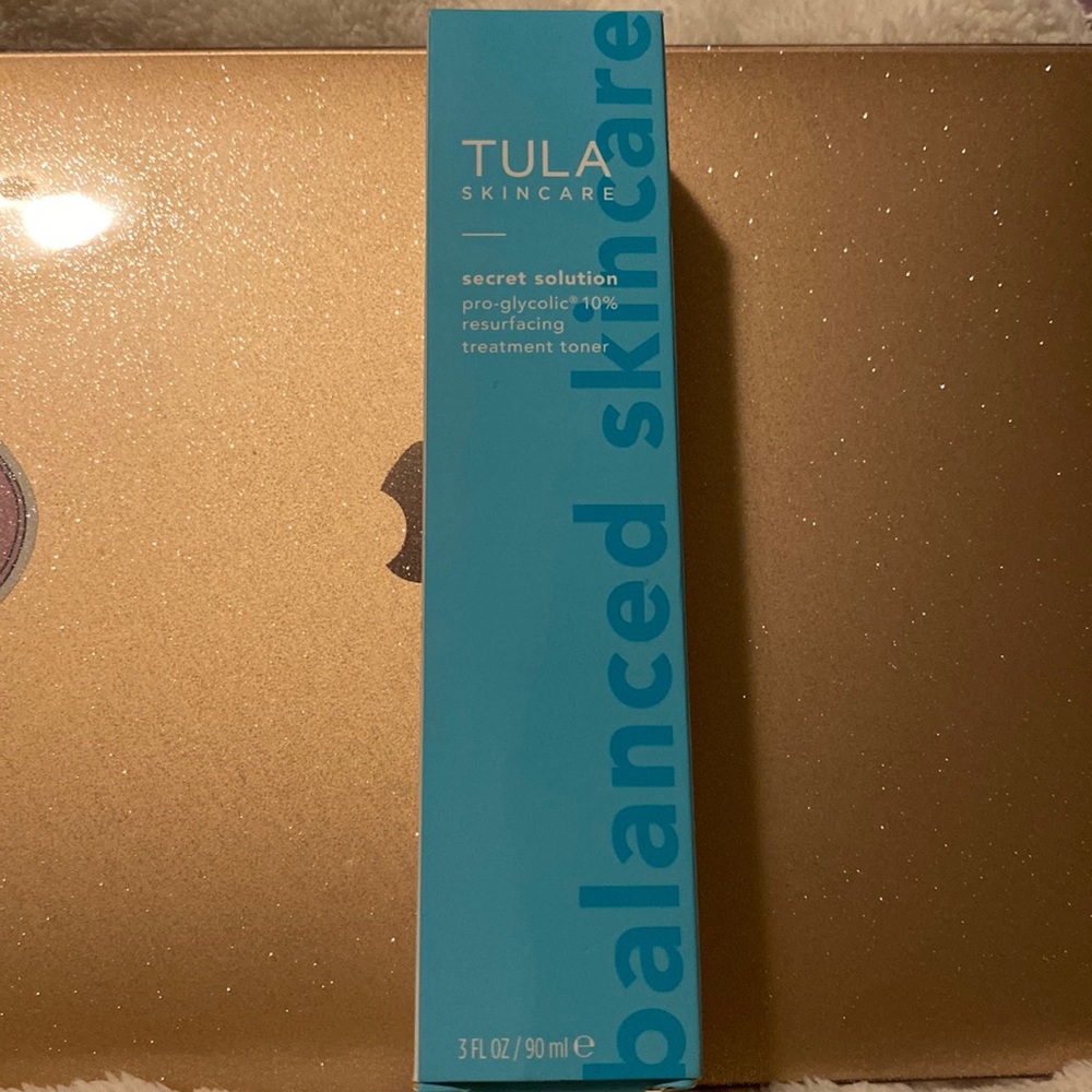Tula Skincare Secret solution pro-glycolic 10% resurfacing treatment toner